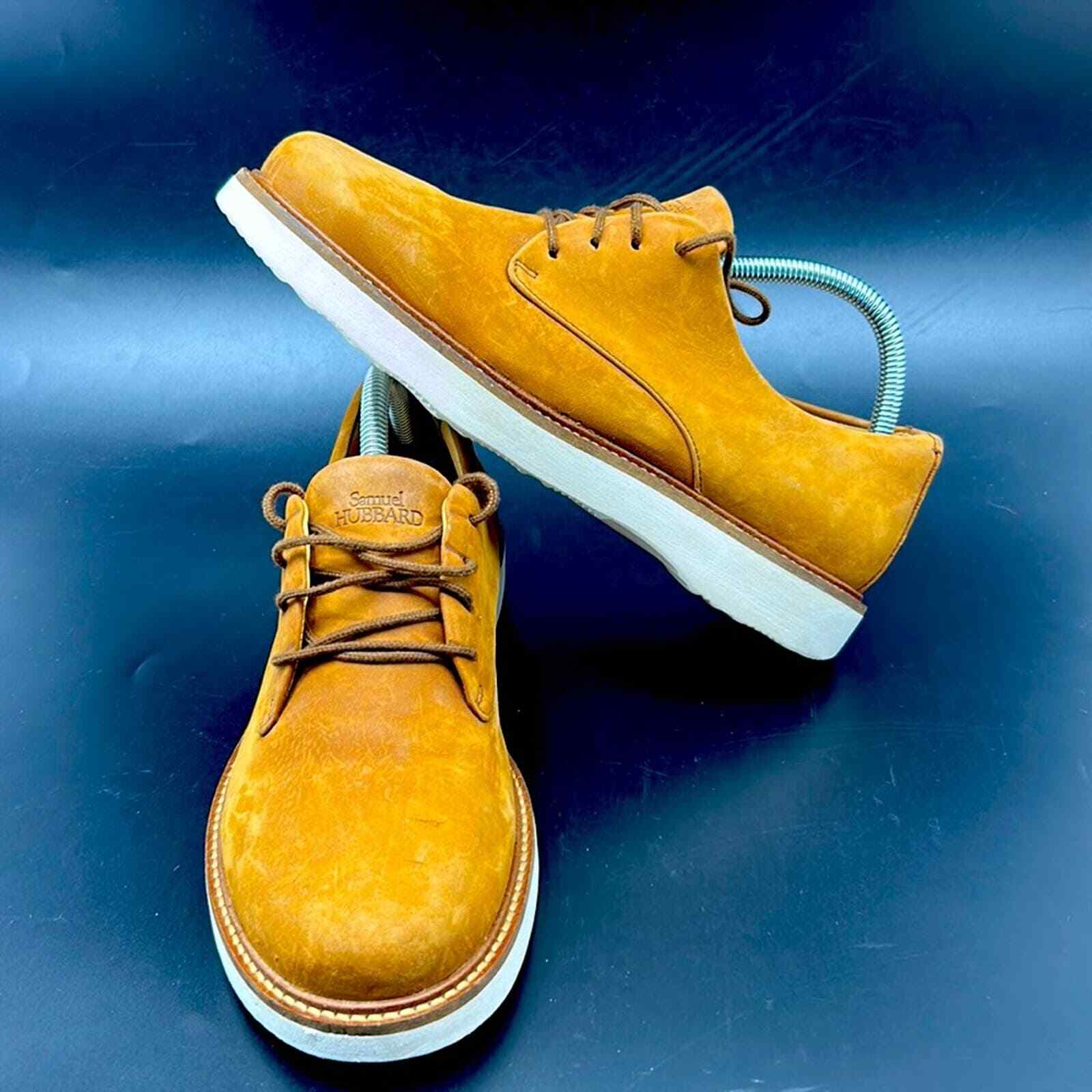 SAOLA SCARPE DA DONNA SAMUEL HUBBARD PUNTA PIATTA VIVAM MARRONE IN PELLE TAGLIA 9 5