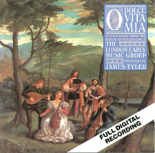 O Dolce Vita Mia: The London Early Music Group (CD, 1982, Nonesuch West Germany)