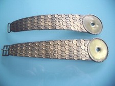 PAIRE DE JUGULAIRE DE SHAKO D'OFFICIER