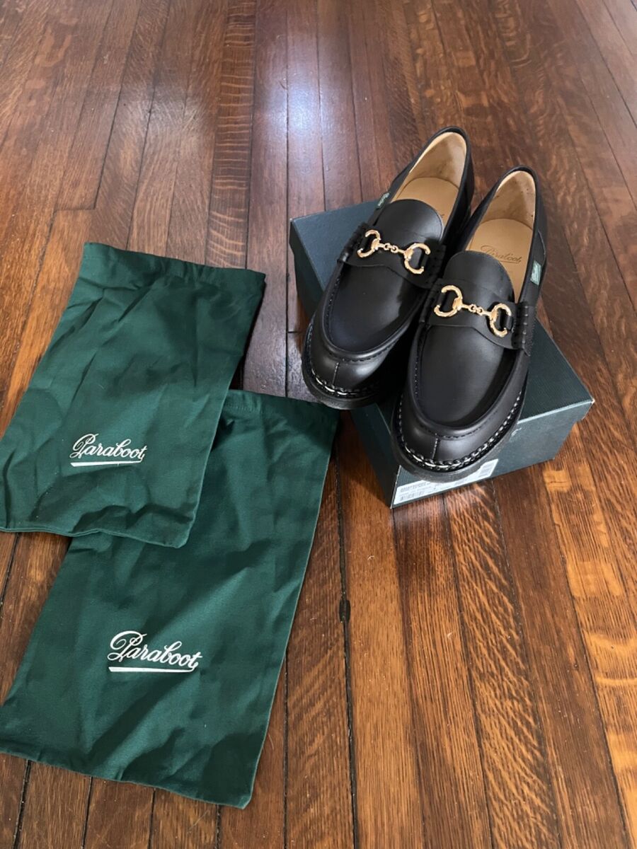 Paraboot Women's Lug sole Loafer with Horse Bit Never Worn Paraboot Women's Lug sole Loafer with Horse Bit Never Worn
