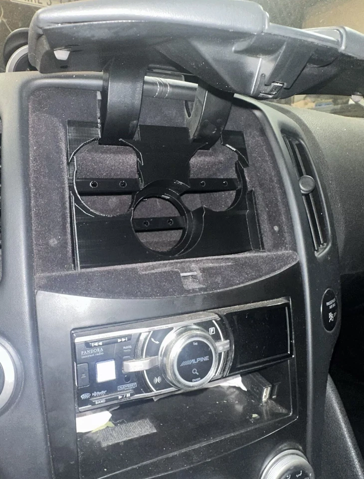 Подходит для Nissan 370z крепление для тройного калибра 2009+ 370z (автомобили без навигации) - Изображение 2 из 3