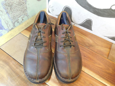 Clarks Mens 30347 Brown Leather Lace Up Oxford Shoes Suede Accents Size 11M Clarks Brown Leather Casual Oxfords Men main image 4