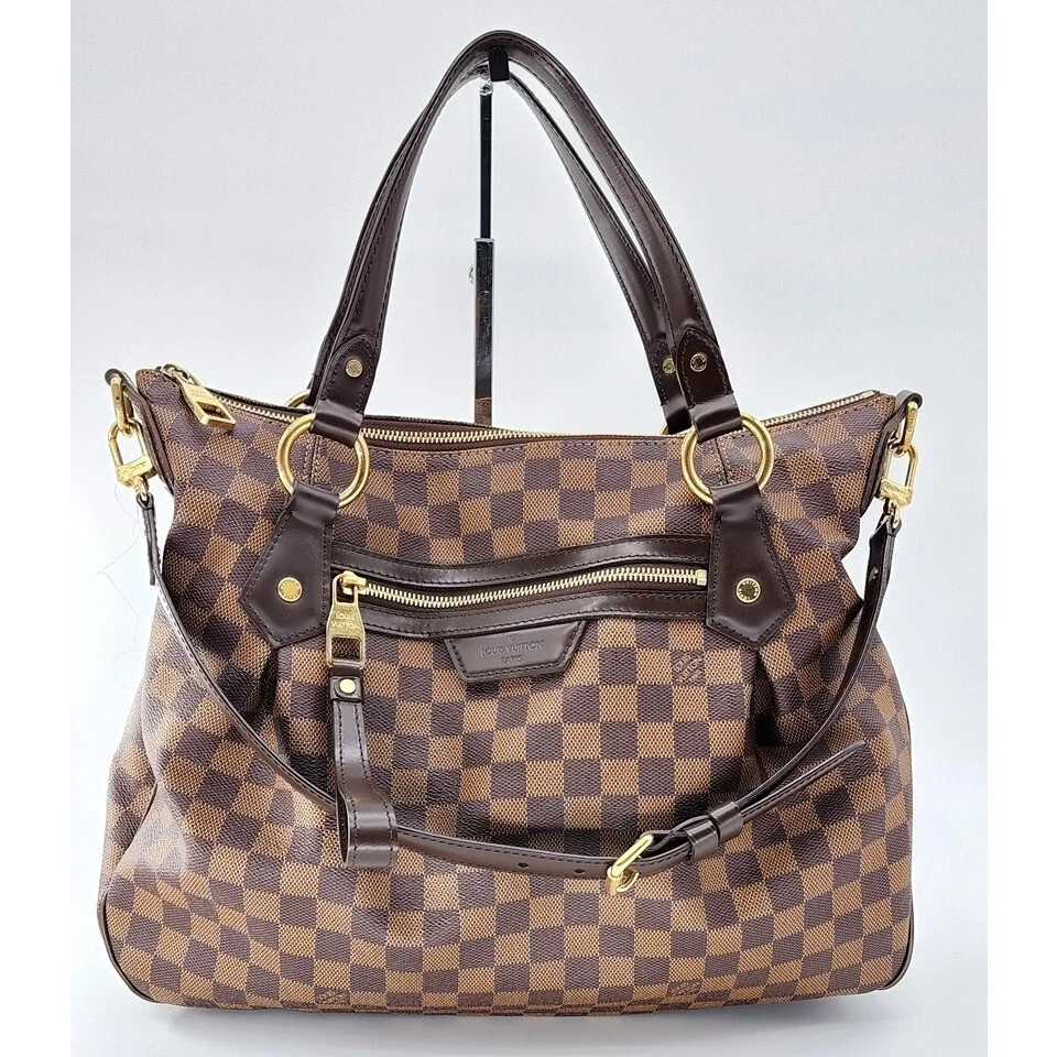 Louis Vuitton Evora MM Tote in Damier Ebene Canvas, Mint condition