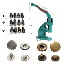 831 633 665 Snap Pressing Machine Snap On Tool Various Dies Sets Snap Fasteners 