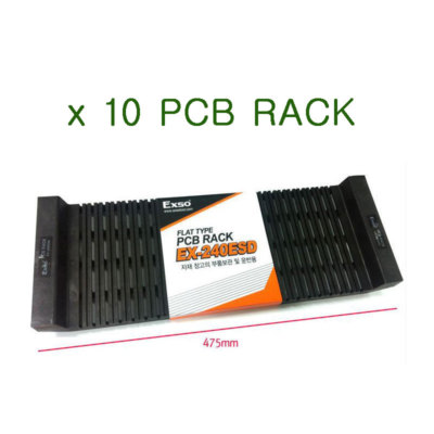 10 PCB RACK EXSO Flach Typ PCB Rack Platine Leitfähig Regal EX-240ESD 