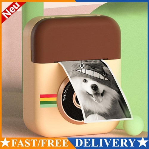 Mini Digitalkamera Dual Objektiv Sofortdruck Kamera Jungen Mädchen Geburtstag Geschenk