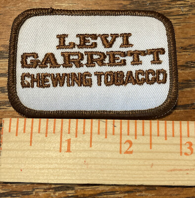 Levi Garrett Chewing Tobacco Patch Chew Snuff Smokeless Tobacco NOS Vintage  80's