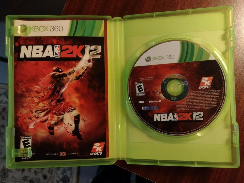 Rare! NBA 2K12 (Microsoft Xbox 360, 2011) with No. 32 Magic Johnson Cover Art - Image 2 of 3