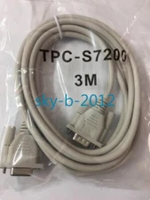 2 PCS NEW Kunlun touch screen TPC-S7200 white 3M long PLC communication cable