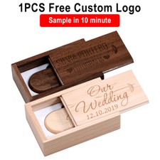 Wooden Gift USB 3.0 Flash Drive Free Logo Pen Drive 64G Memory Stick High Speed