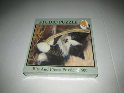 Bits And Pieces Lucie Bilodeau Charlie Chaplin Cat Art 500 Piece Jigsaw Puzzle