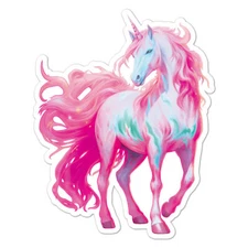 Unicorn, Vinyl Decal Sticker, Indoor Outdoor, 3 Sizes, #9738