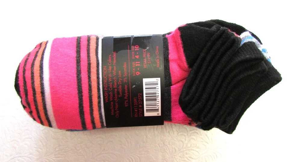 Calcetines de corte bajo para mujer y mujer talla 4-10 calcetín talla 9-11  Foto 3 de 3