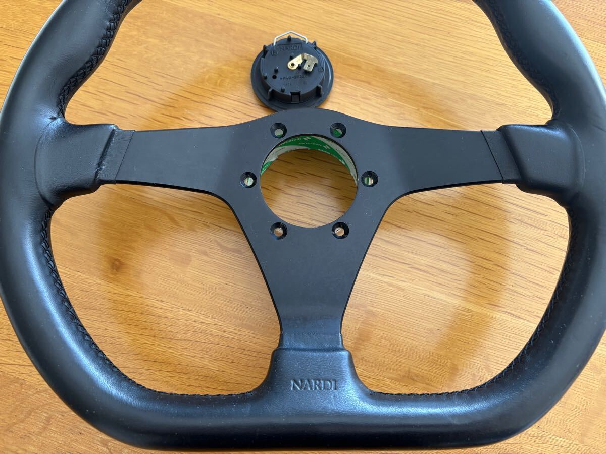 FET Genuine NARDI GARA SPORT D Shape Leather Steering Wheel FET Genuine NARDI GARA SPORT D Shape Leather Steering Wheel