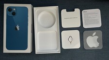 iPhone 13 EMPTY box ONLY For 128GB Blue iPhone OEM Apple Product. Model A2482