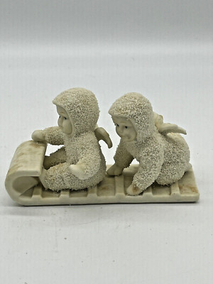 VTG Snow Babies Dept 56 ''Down the Hill we go'' No Box #7960