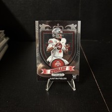 2021 Panini Prizm Draft Picks - Crusade Silver Prizm #163 Justin Fields (RC)