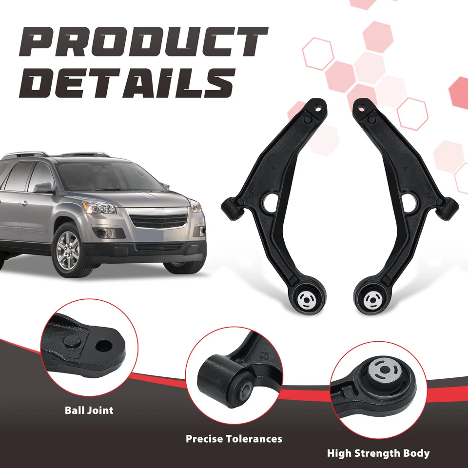 8 Pcs Suspension Control Arm Kit Sway Bar Link for 2009-2020 Dodge Journey - Image 4 of 4