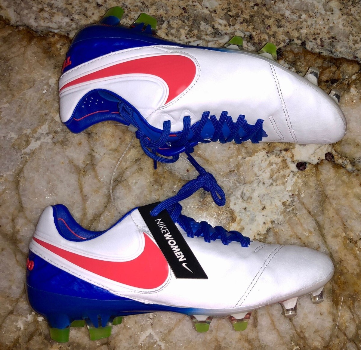 NIKE Wmns Tiempo Legend Ⅵ FG 26cm Nike Tiempo Legend VI Leather FG Women's Soccer Cleats White