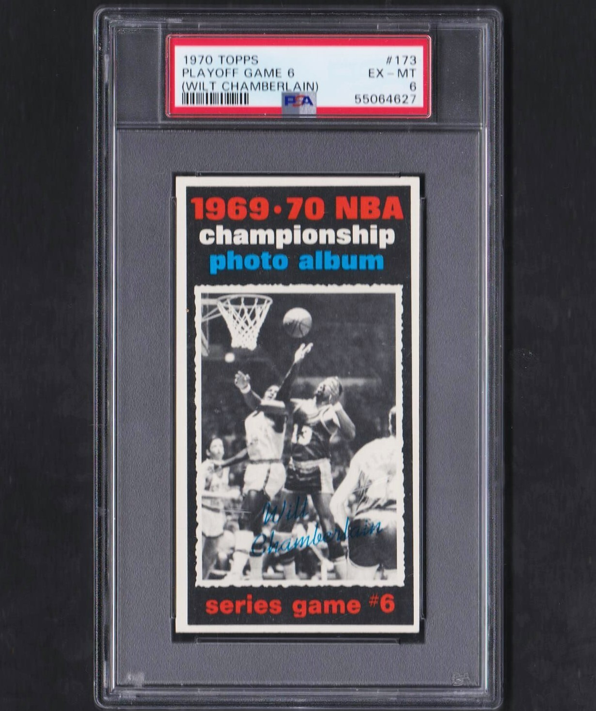 Playoff Game 6: Wilt Chamberlain #173 Basketball Cards 1970 Topps trading card — raw and PSA graded price guide