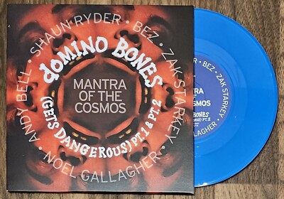 Mantra of the Cosmos 7'' Blue Vinyl - Oasis, Happy Mondays, Limited Edition. New 