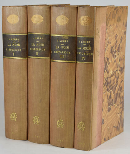 LORET. La muze historique ou recueil des lettres en vers. Paris, P. Jannet ,1857 - Bild 1 von 3