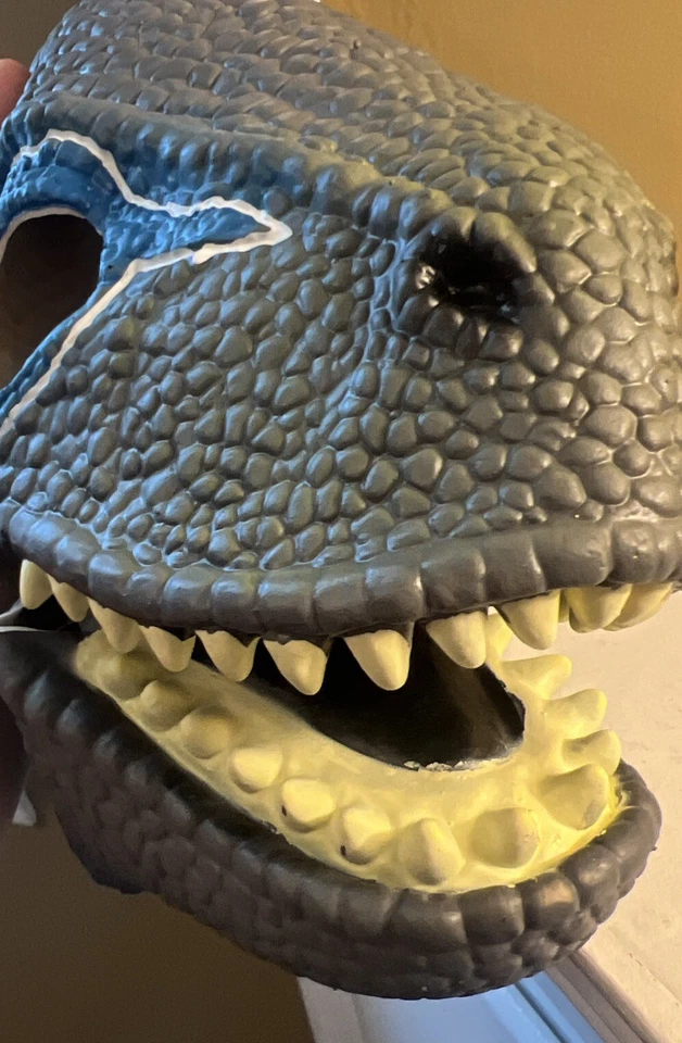 Dinosaurio Velociraptor Dinosaurio Dino Máscara Móvil Cretácico Juegos con disfraces Niño Foto 2 de 2