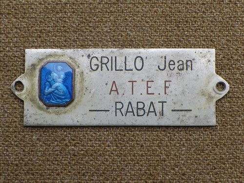 Aimant Saint-Christophe Pour Voiture - 3,5 Cm, Bénie - Sans Inscription - Avec Aimant Et Adhésif