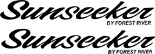 SUNSEEKER by Forest River RV LOGO Lettering decal 29.7" x 6.5" ANY COLOR! 2 each