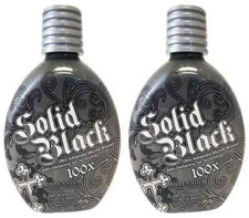 2 Millennium Tanning SOLID BLACK 100X Bronzer Dark Tan Bed Lotion
