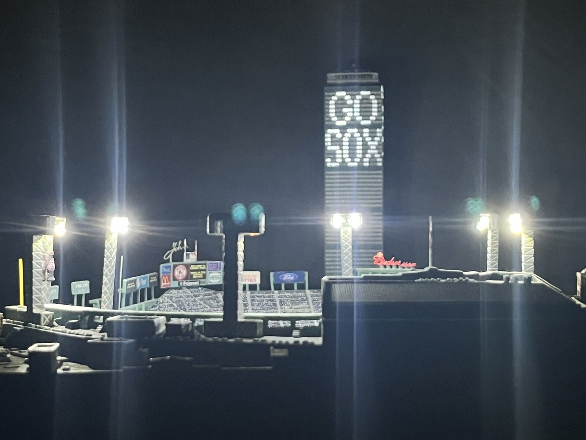Danbury Mint Boston Red Sox Deluxe Fenway Park Citgo Sign