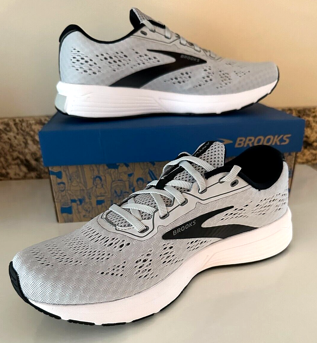 ? Brooks Anthem 4 Men`s Size 9.5 Grey Black Athletic Running Shoes 1103531D084 ? Brooks Anthem 4 Men`s Size 9.5 Grey Black Athletic  main image 4