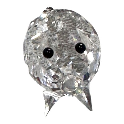 Swarovski Silver Crystal Pig Figurine 7657 NR 027 000 Vintage