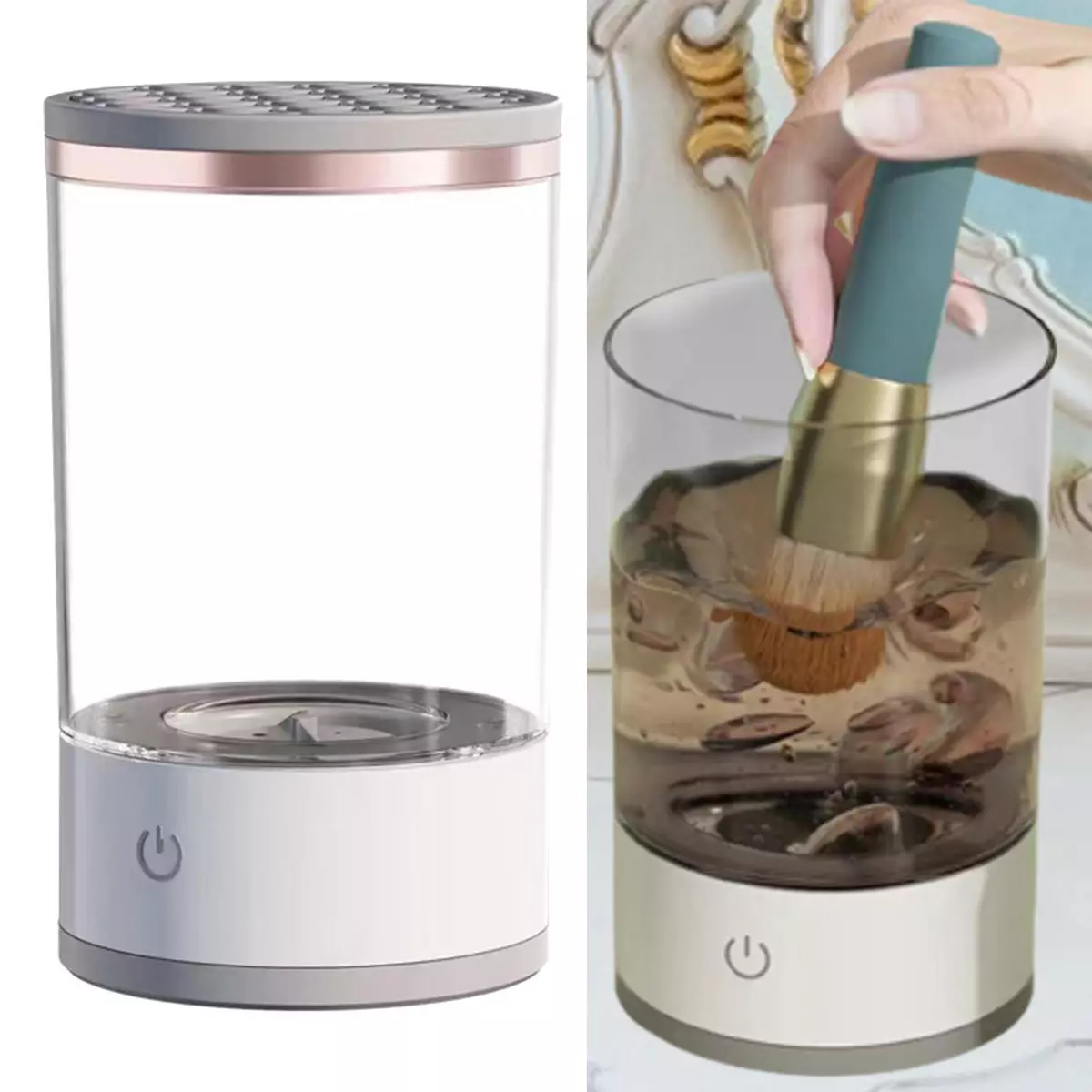 Dry makeup 2024 brush cleaner