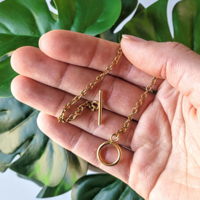 dainty bronze choker