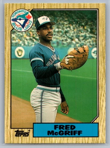 1987 Topps Traded Tiffany - Fred McGriff #74T - NM-MT *TEXCARDS*
