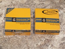 2x Vintage Kodak Ektachrome Super 8 160 Color Movie Film Type G 50ft EG464