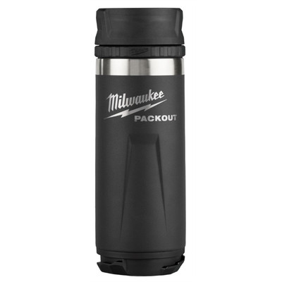 Milwaukee Tool Packout 18oz Isoliert Flasche Mit Sip Deckel - Schwarz 48 22