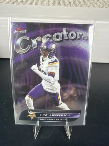 2025 Topps Finest Creators #CR-20 Justin Jefferson Minnesota Vikings