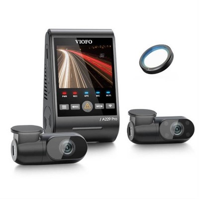 VIOFO A229 Pro 3CH 3-Kanal Dashcam mit Dual STARVIS 2 Sensor 4K+2K+1080P GPS