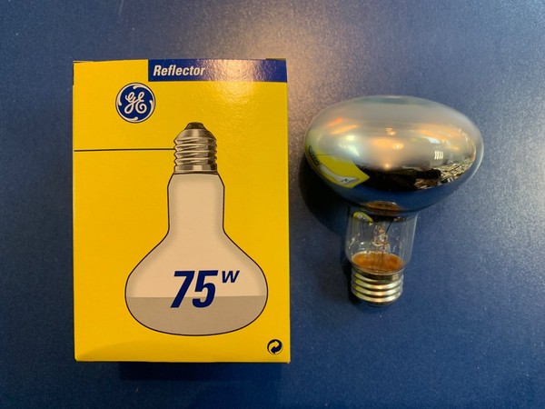 General Electric Reflektor E27 75W 240V Reflektorlampe R80 Strahler Dimmbar-image