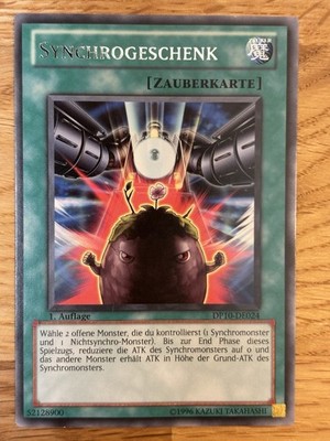 Yu-Gi-Oh Synchrogeschenk DP10-DE024 Rare 1st Edition Deutsch Yusei 3