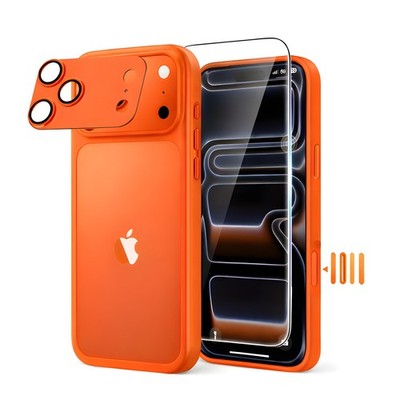 iPhone 17 Pro Max Case + Screen Protector + Camera Lens