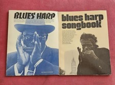 Blues Harp Harmonica Songbooks/Text Lot Of 2 By Tony "Harp Dog" Glover 1975