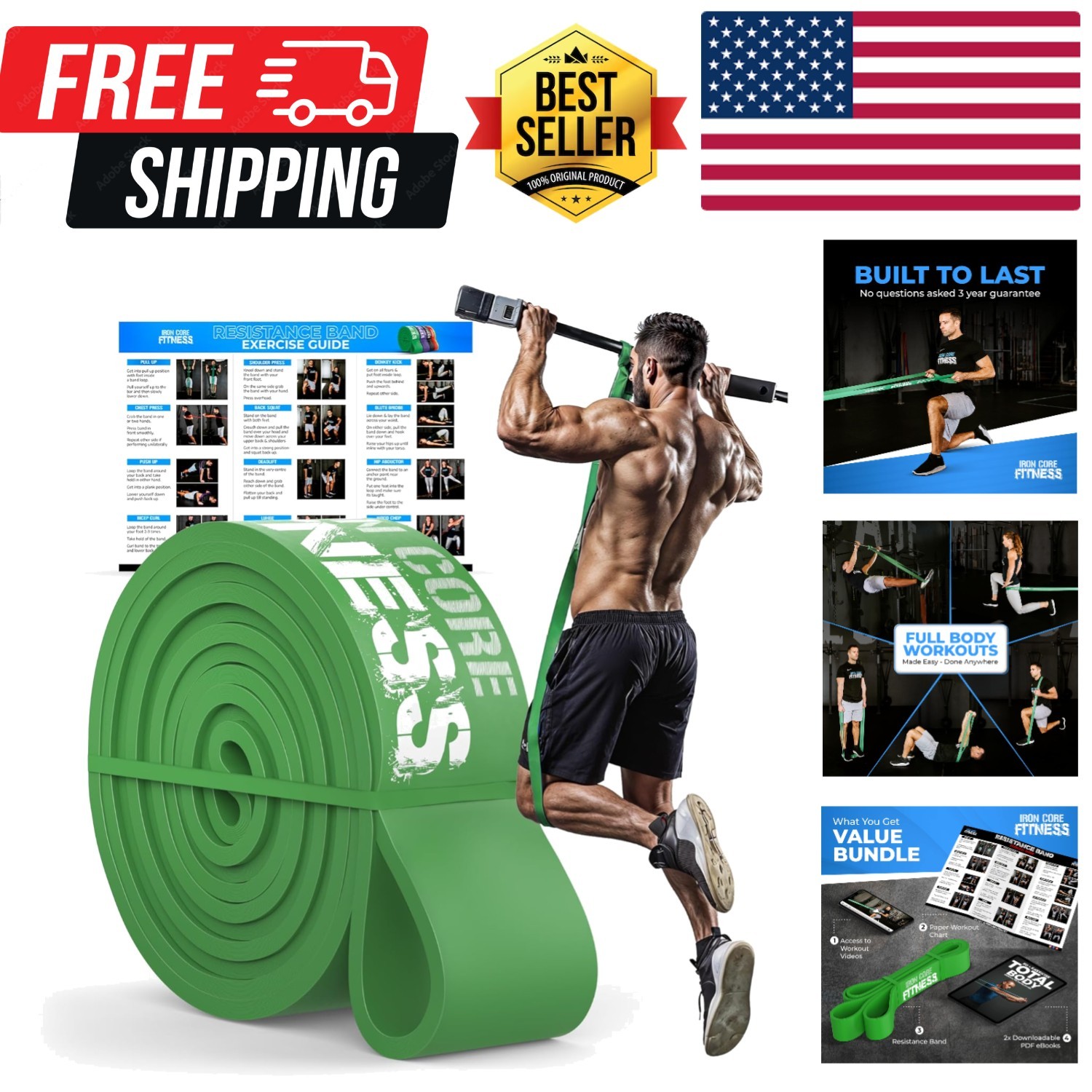 - Long Loop Power Bands For Men And Women...