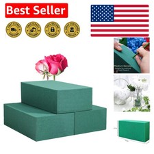 Floral Foam Blocks - 3-Pack 5.5"L x 3.1"W for Fresh  Artificial Flowers