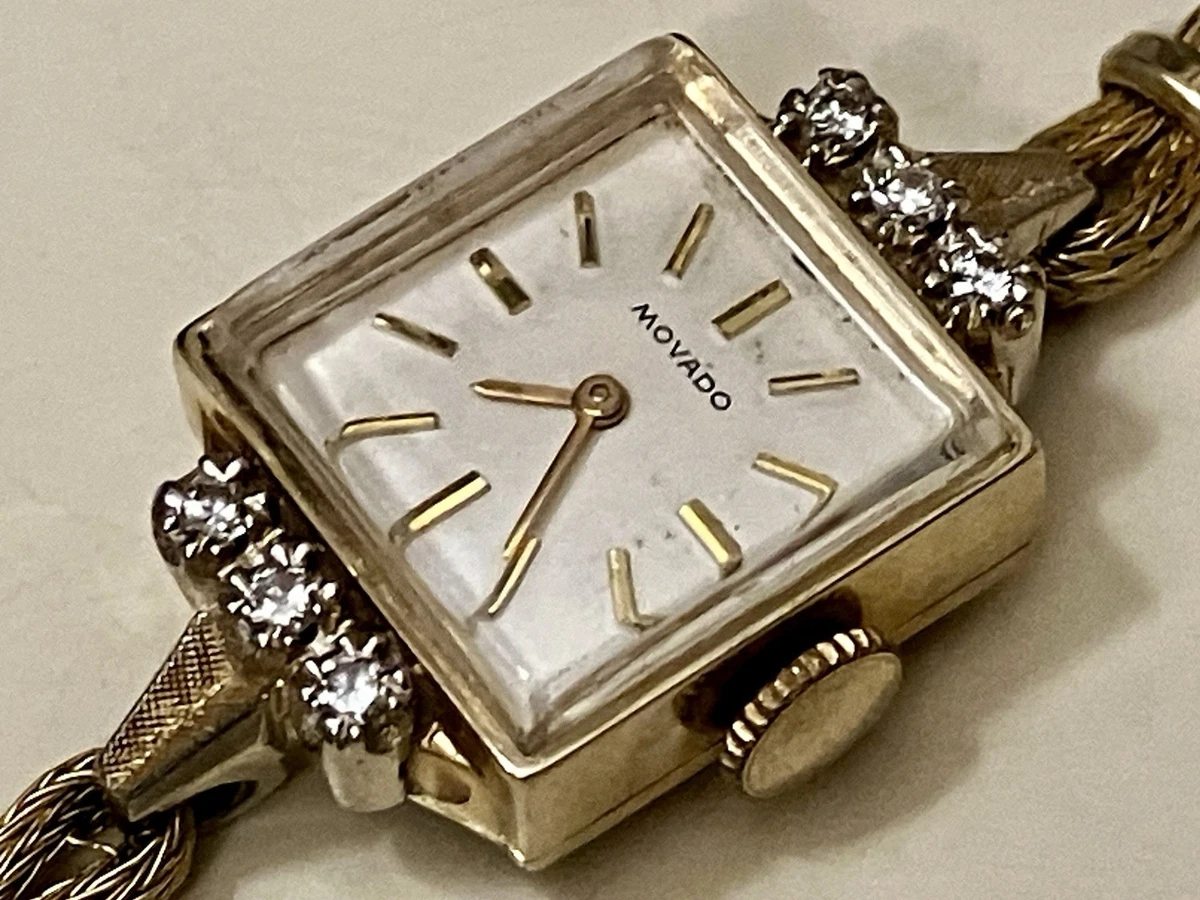 Movado Square Wristwatches for Women for sale | eBay display picture 2