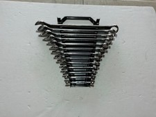 Vintage S-k Tools 13 Piece Sae Combination Wrench Set 1713 On Rack 14-1 Usa