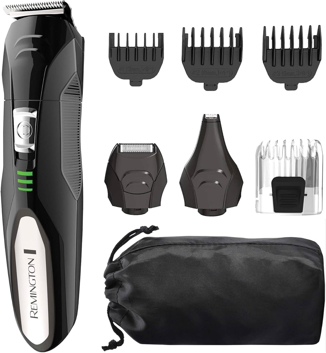 Remington All-In-One Grooming Kit, Lithium Powered, 8 Piece Set with Trimmer, Me