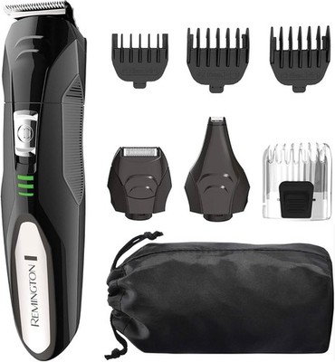 Remington All-In-One Grooming Kit, Lithium Powered, 8 Piece Set with Trimmer, Me